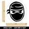 Sneaky Ninja Face Self-Inking Rubber Stamp for Stamping Crafting Planners